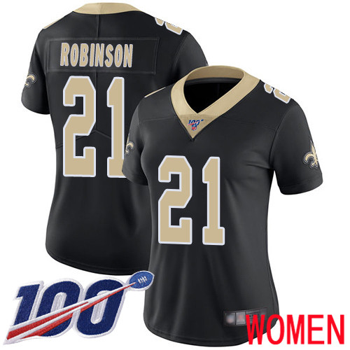 New Orleans Saints Limited Black Women Patrick Robinson Home Jersey NFL Football 21 100th Season Vapor Untouchable Jersey